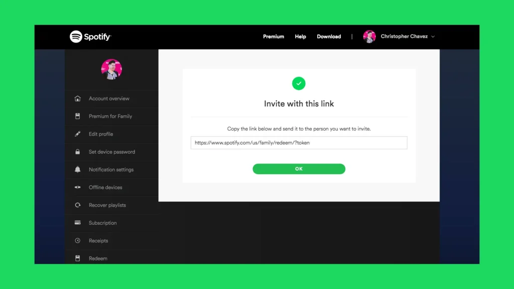 Add Someone to Spotify Family 3