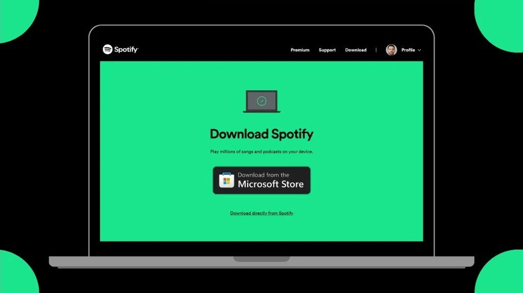 Download Spotify Premium on a computer