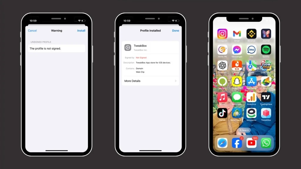 Download Spotify++ via Tweakbox 2