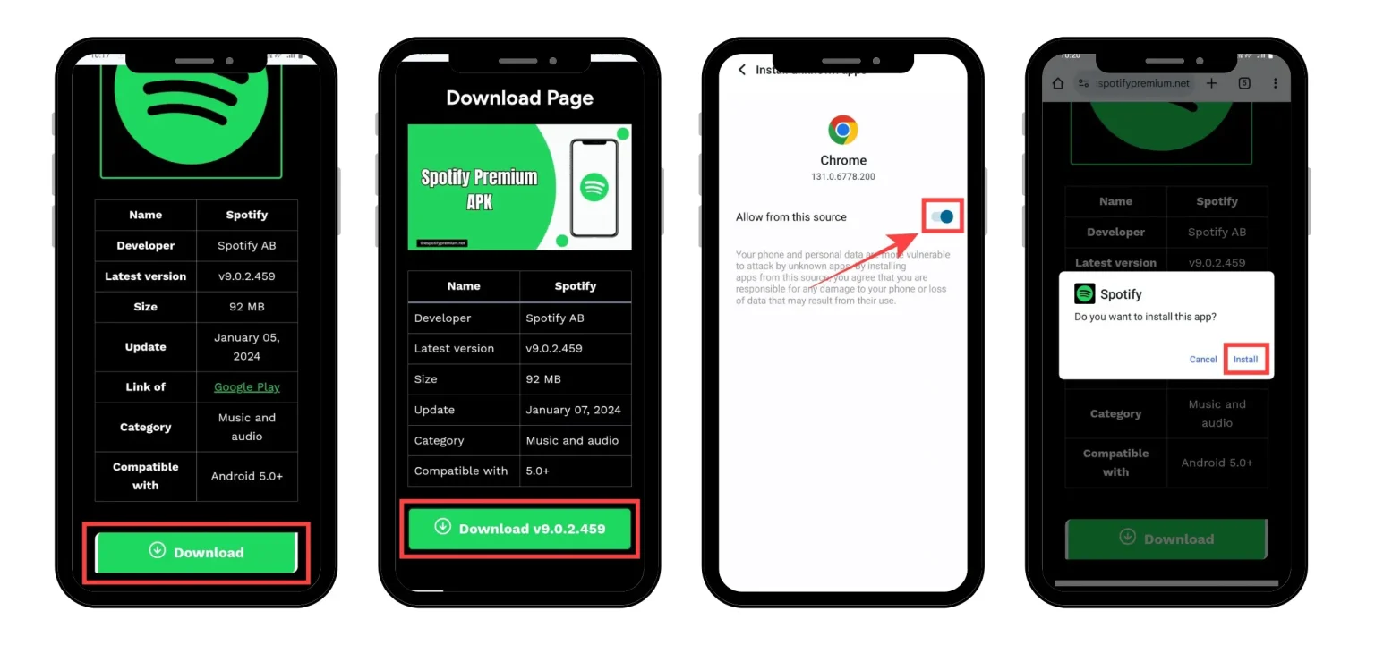 Download and Install Spotify Premium APK