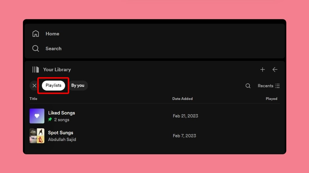 Personalized playlists