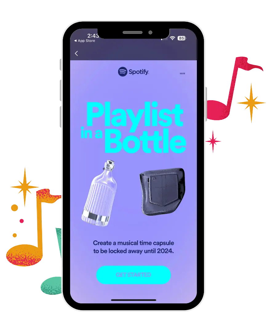 Playlist in a bottle