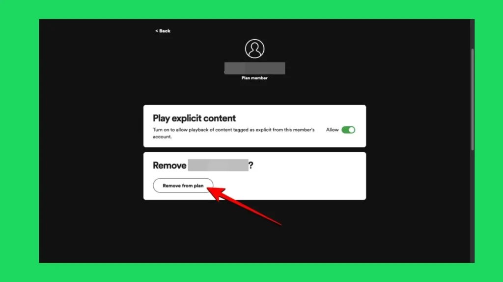 Remove Member from Spotify Family 3