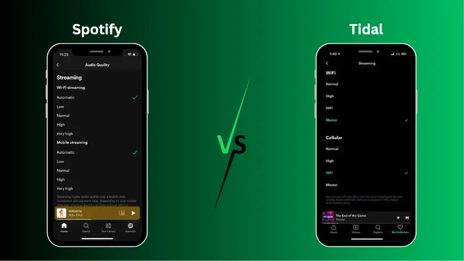 Spotify vs Tidal Audio Quality