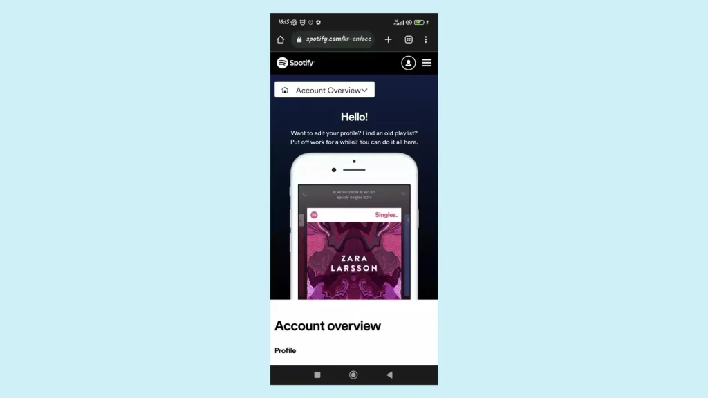Change Spotify Password on Mobile 1