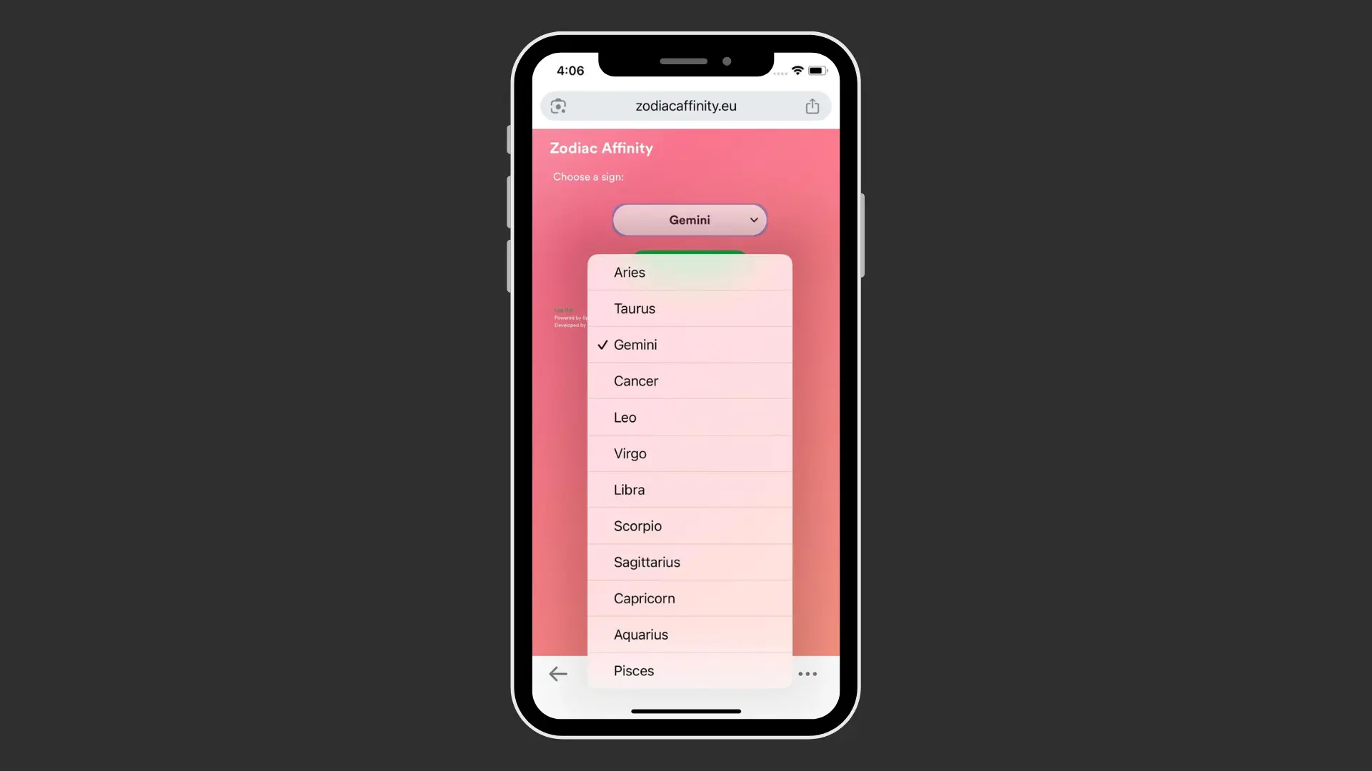 Choose your favorite star from the options