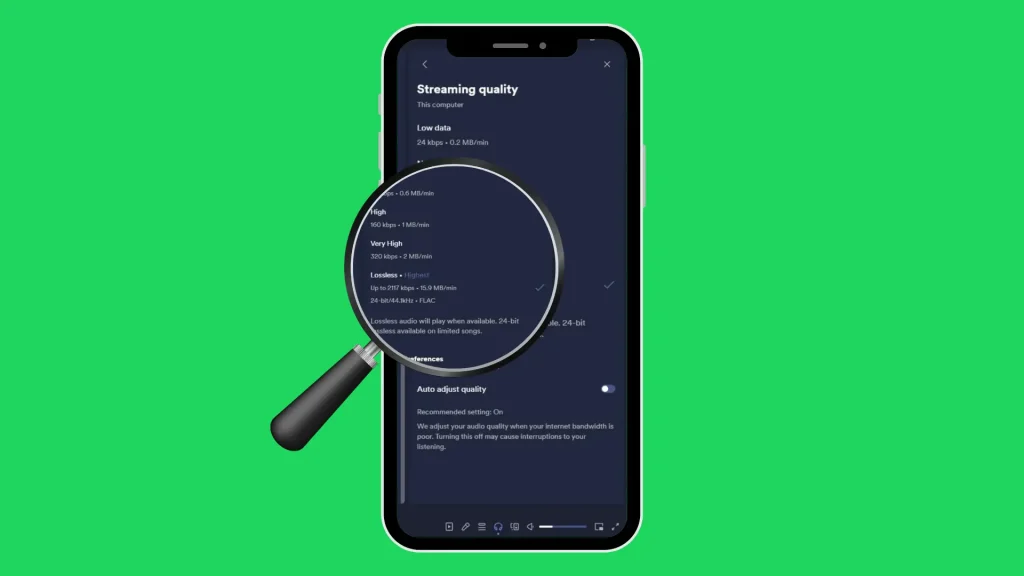 Spotify HiFi Quality