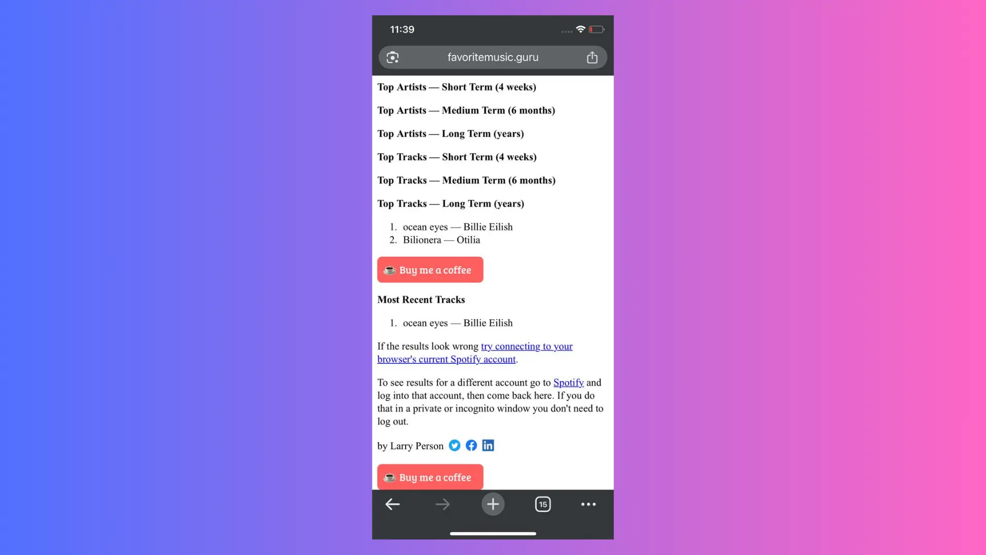 See your music guru and your favorite artists
